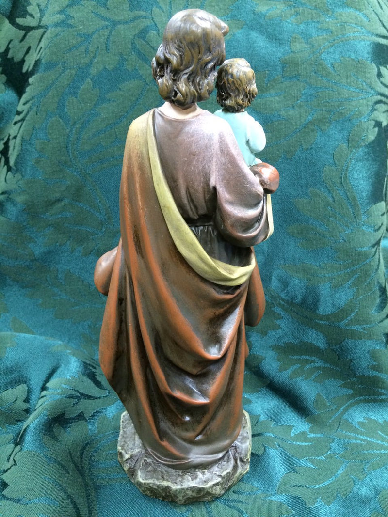 ST JOSEPH HOLDING JESUS 10"