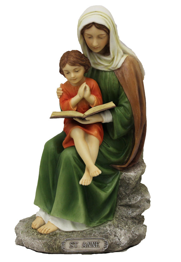 ST ANNE & CHILD MARY STATUE