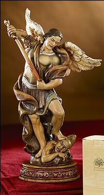 ST MICHAEL STATUE 6.5"