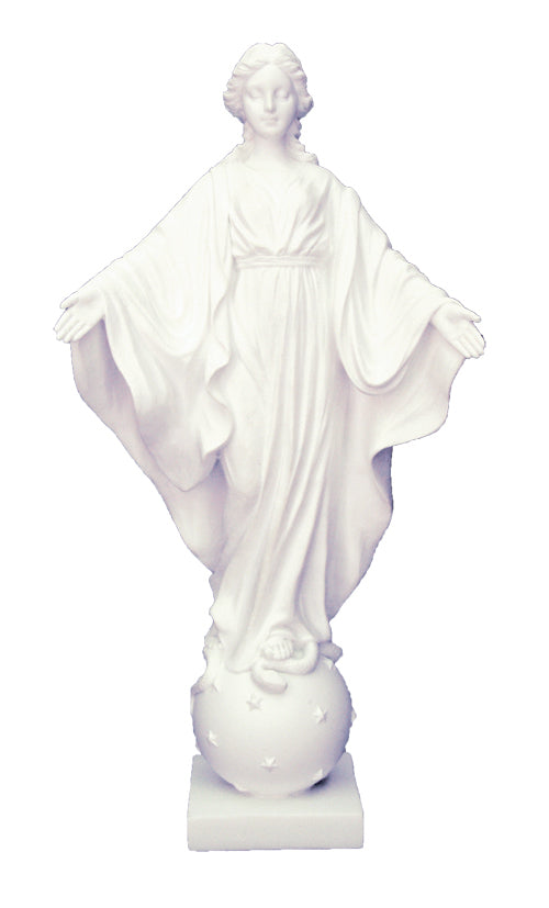 OUR LADY OF THE SMILE WHITE 9"