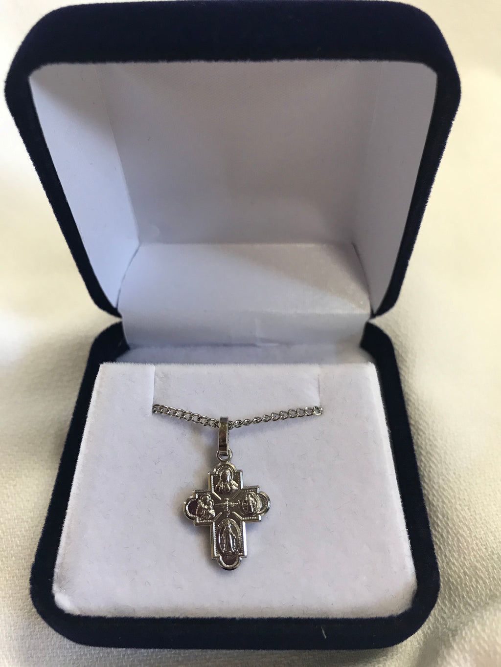 FRENCH SILVER 4-WAY CH & BOX