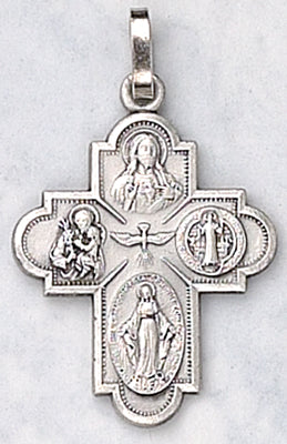 4-Way Medal Necklace. 