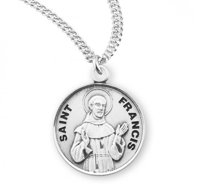 SS ST FRANCIS 20" CHAIN/BOXED