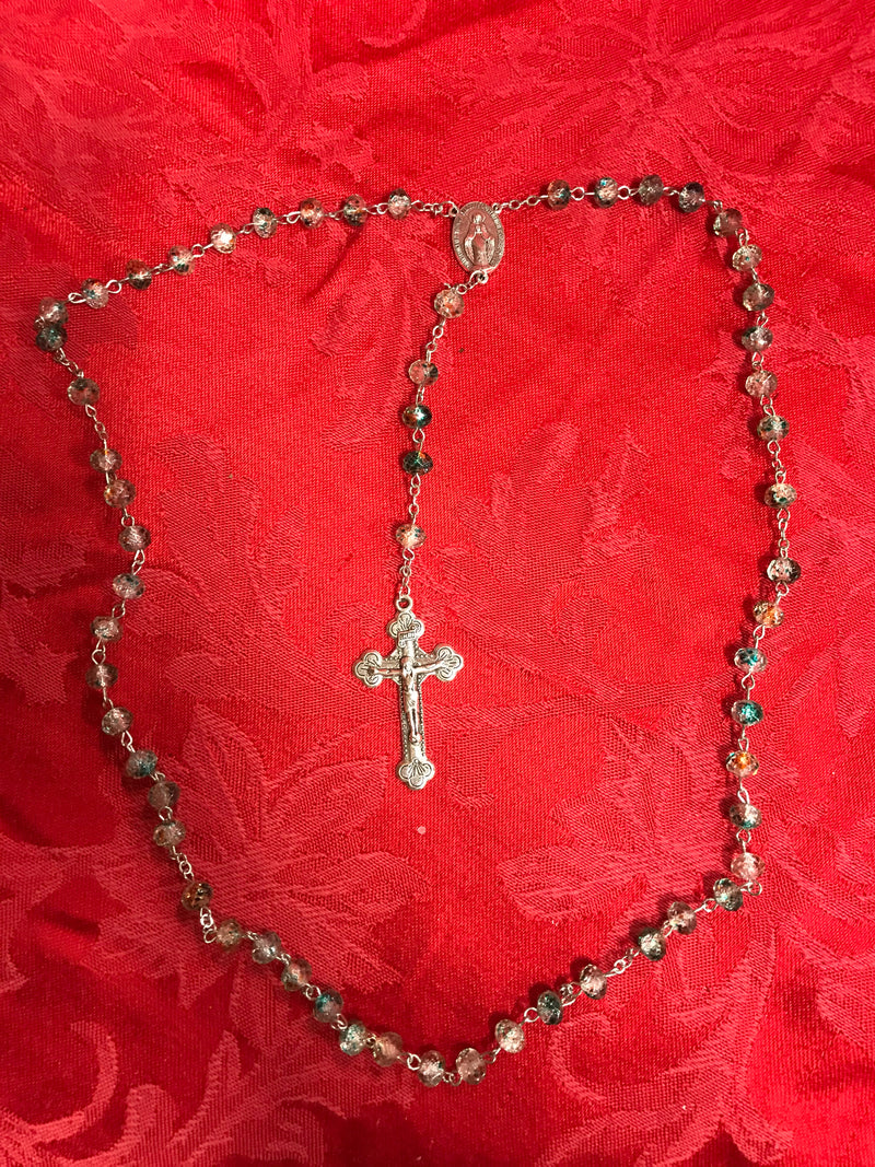 SPECKLED TURQUOISE ROSARY