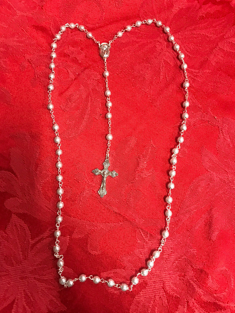 5MM CAPPED LT BL IM PEARL ROS