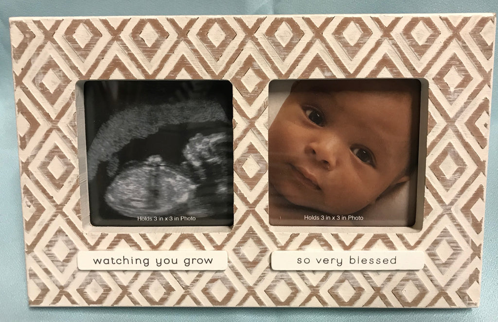 Double Sonogram Picture Frame.