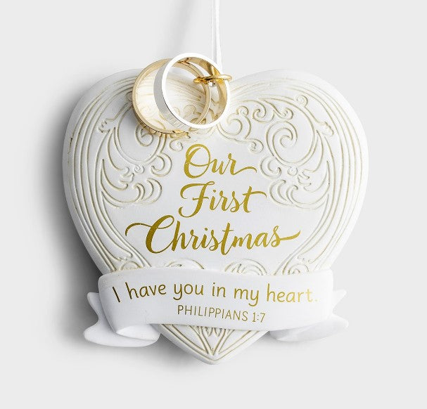 OUR FIRST CHRISTMAS ORNAMENT