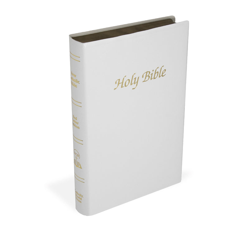 COMMUNION BIBLE WHITE INDEXED