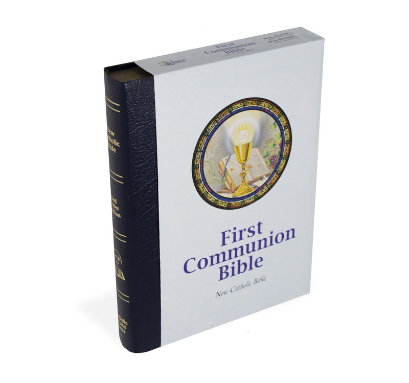 COMMUNION BIBLE BLUE INDEXED