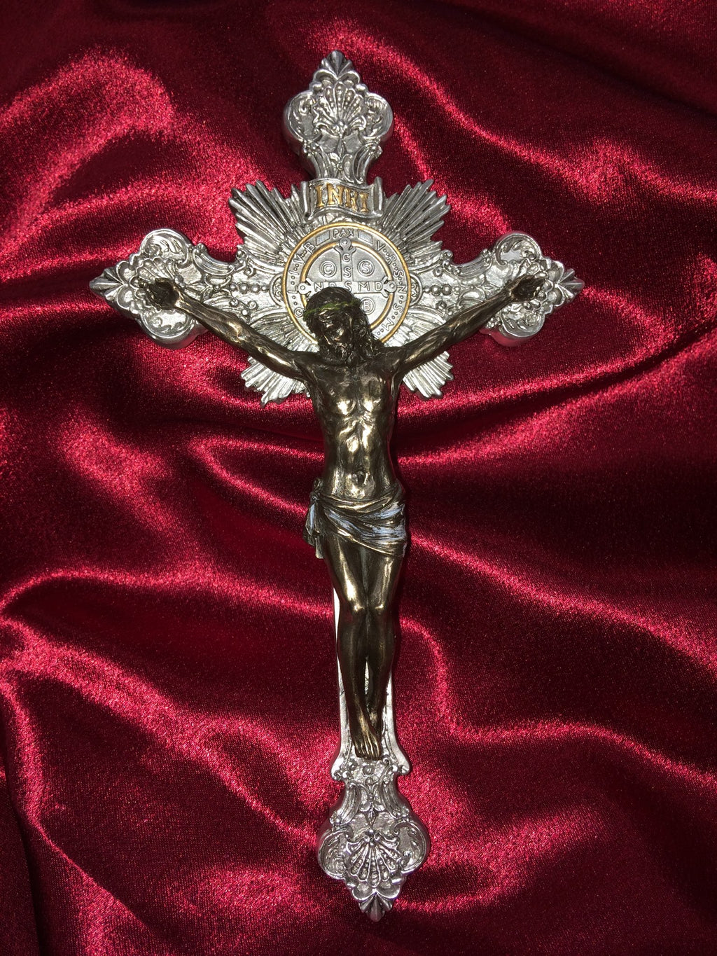 ST BENEDICT CRUCIFIX 7.75"