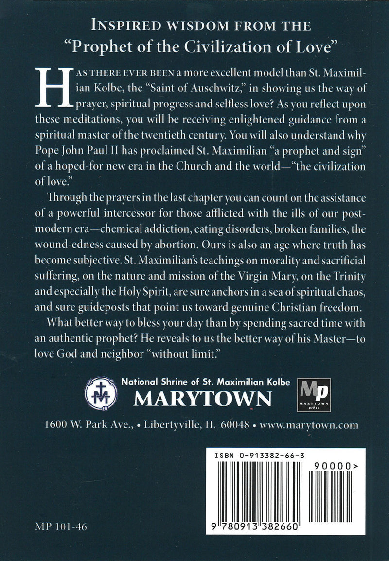 Will to Love. Back cover. Marytown Press. 